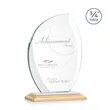 Wichita Award - Bamboo/White | https://www.bestnamebadges.com
