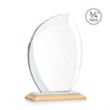 Wichita Award - Bamboo/White | https://www.bestnamebadges.com