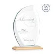 Wichita Award - Bamboo/White | https://www.bestnamebadges.com