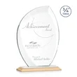 Wichita Award - Bamboo/White | https://www.bestnamebadges.com