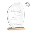 Wichita Award - Bamboo/Black | https://www.bestnamebadges.com