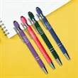 Custom Rubber Coated Stylus Ballpoint Pen | https://www.bestnamebadges.com