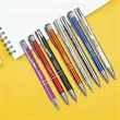 Retractable Metal Ballpoint Pen With Black Ink | https://www.bestnamebadges.com