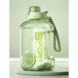 Large Sports Plastic Straw Water Bottle | https://www.bestnamebadges.com