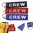 Double sided embroidered keychain | https://www.bestnamebadges.com