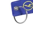 Double sided embroidered keychain | https://www.bestnamebadges.com