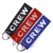 Double sided embroidered keychain | https://www.bestnamebadges.com