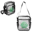 Diamond Clear TPU Messenger Bag | https://www.bestnamebadges.com