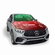 Custom Car Windshield Sun Shade & Engine Hood Cover kit | https://www.bestnamebadges.com