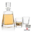 Arcadia Decanter Set & Ice Cubes | https://www.bestnamebadges.com