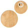Bamboo Coaster with Bottle Opener | https://www.bestnamebadges.com