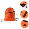 Drawstring Bags With Zipper Pocket And Headphone Hole | https://www.bestnamebadges.com