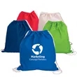 Cotton Canvas Drawstring Bag | https://www.bestnamebadges.com
