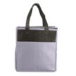 Two-Tone Flat Top Insulated Non-Woven Shopping Tote Bag | https://www.bestnamebadges.com