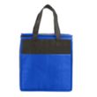 Two-Tone Flat Top Insulated Non-Woven Shopping Tote Bag | https://www.bestnamebadges.com