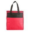 Two-Tone Flat Top Insulated Non-Woven Shopping Tote Bag | https://www.bestnamebadges.com