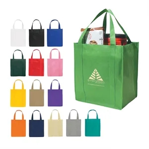 Non-Woven Shopper Tote Bag | https://www.bestnamebadges.com