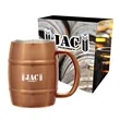 14 Oz. Moscow Mule Barrel Mug with Custom Box | https://www.bestnamebadges.com