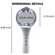 Handheld Acrylic Glow Ball | https://www.bestnamebadges.com
