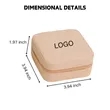 Zippered Minimalist Portable Jewelry Case | https://www.bestnamebadges.com