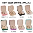 Zippered Minimalist Portable Jewelry Case | https://www.bestnamebadges.com