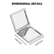 Folding Mini Makeup Mirror | https://www.bestnamebadges.com