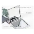 Folding Mini Makeup Mirror | https://www.bestnamebadges.com