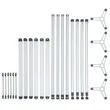 10' TRIGA Go Wall Hardware | https://www.bestnamebadges.com