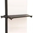Double Astra Shelf For 3'W Wall | https://www.bestnamebadges.com