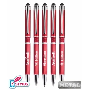 Rhinestone Metal Stylus Click Pen
