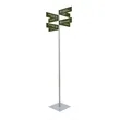 Wayfinding Rectangle Sign Post Kit (Eight Signs) | https://www.bestnamebadges.com