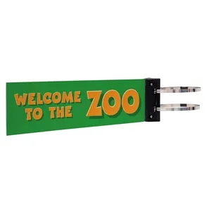 Wayfinding Sign Rectangle Horizontal Kit