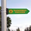 Wayfinding Sign Arrow Horizontal Kit | https://www.bestnamebadges.com