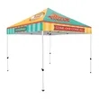 10' Economy Tent Kit (Dye Sub Full-Color Full-Bleed) | https://www.bestnamebadges.com