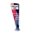 80"H EuroFit Angle Banner Display Kit | https://www.bestnamebadges.com