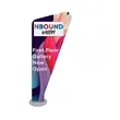 80"H EuroFit Angle Banner Display Kit | https://www.bestnamebadges.com