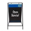 Chalkboard Swing A-frame Imprinted Kit (Double-Sided) | https://www.bestnamebadges.com