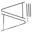 Chalkboard Swing A-frame Unimprinted Hardware Kit | https://www.bestnamebadges.com