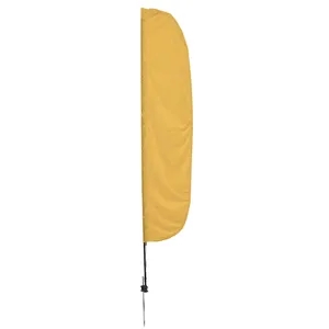 15' Solid-Color Stadium Flutter Flag Kit Single-Sided