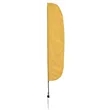15' Solid-Color Stadium Flutter Flag Kit Single-Sided | https://www.bestnamebadges.com