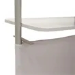 4' x 71" EuroFit Evolution Two-Shelf Incline Wall | https://www.bestnamebadges.com