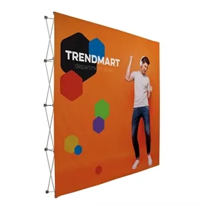 10' Tall Splash Floor Display Face Kit (Recycled Polyester)