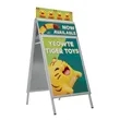 Uptown Accent A-Frame | https://www.bestnamebadges.com