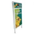 Uptown Accent A-Frame | https://www.bestnamebadges.com