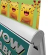 Uptown Accent A-Frame | https://www.bestnamebadges.com