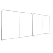20' EuroFit Straight Wall Hardware | https://www.bestnamebadges.com