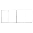 20' EuroFit Straight Wall Kit | https://www.bestnamebadges.com