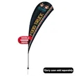 13' Value Teardrop Sail Sign Flag - 2-Sided with Spike | https://www.bestnamebadges.com