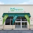 13' Value Teardrop Sail Sign Flag - 2-Sided with Cross Base | https://www.bestnamebadges.com