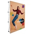 5' Straight Splash Floor Display Face Kit Recycled Polyester | https://www.bestnamebadges.com